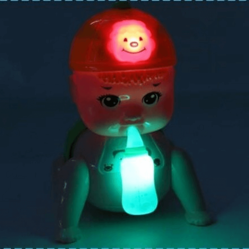 Singing crawling electronic baby toy