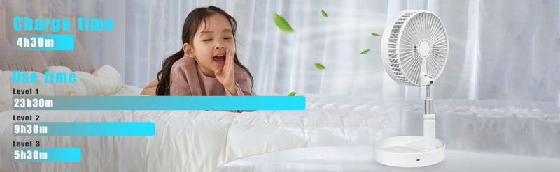 Folding fan telescoping big size