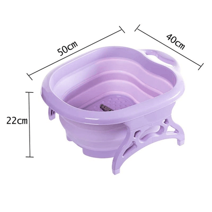 Folding travel foot bath basin feet spa