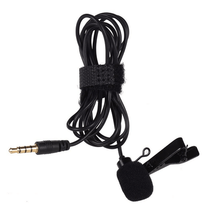 Lavalier microphone omni-directional clip-on mic