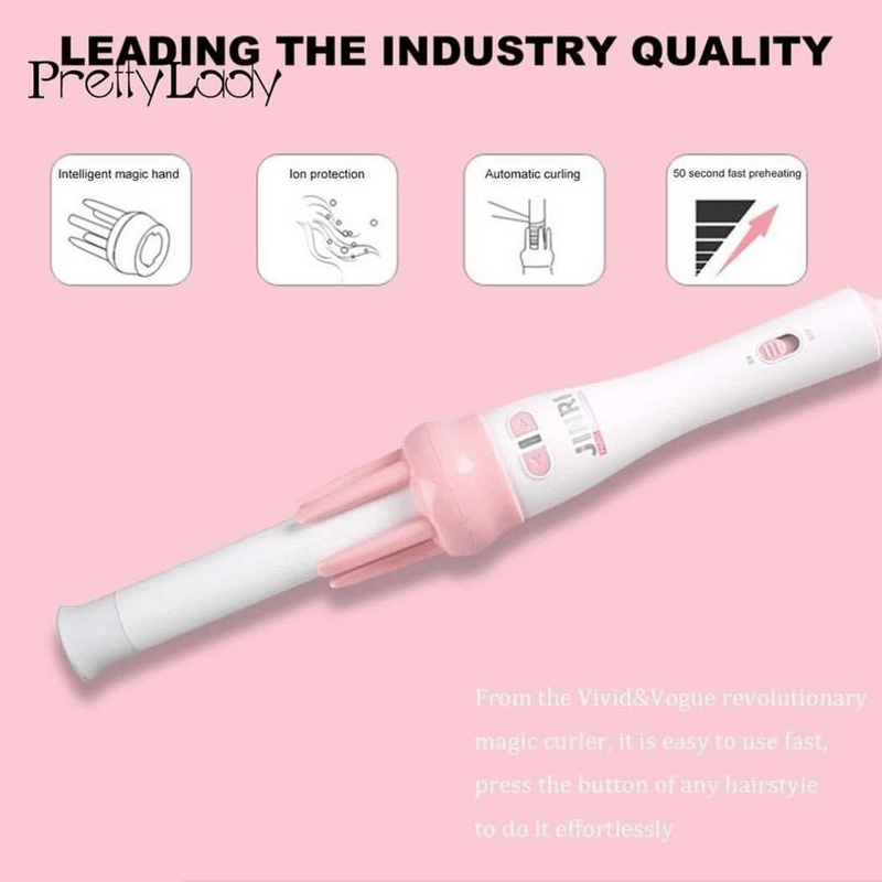 Automatic hair curler rotating rolling iron