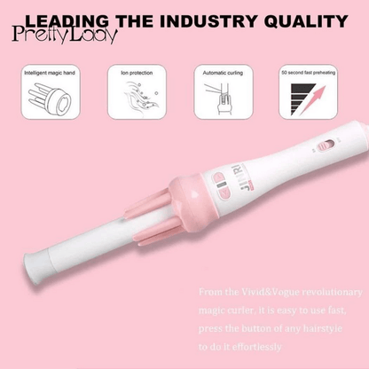 Automatic hair curler rotating rolling iron