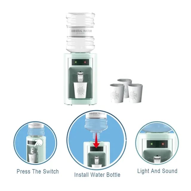 water dispenser with light sounds.
