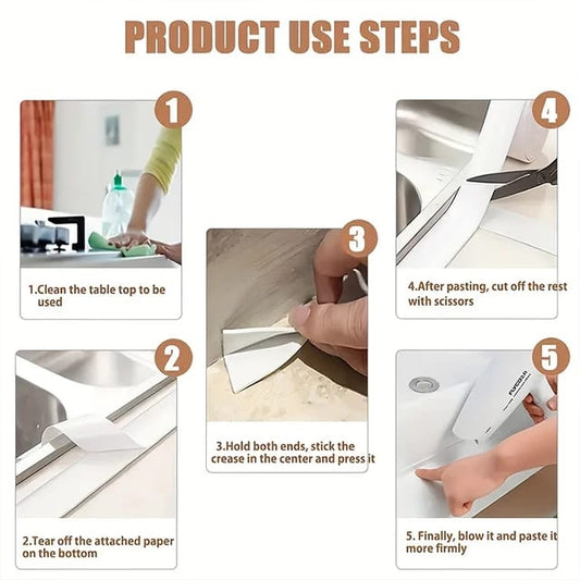 Windows bath tape sealing strips 