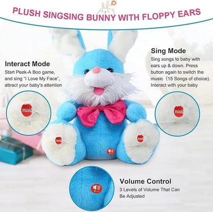 Easter bunny stuffed animals talking bunny plush