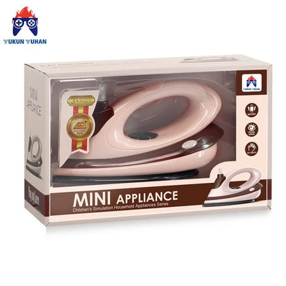 Battery operated iron with spray