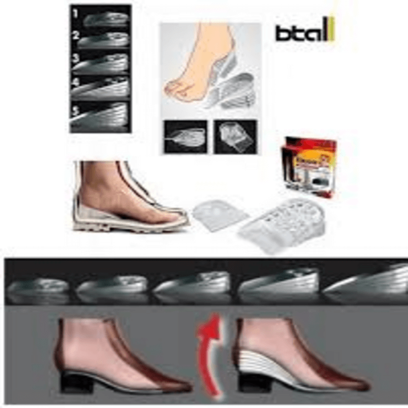 Height increasing silicone insoles elevate 5cm al instante 