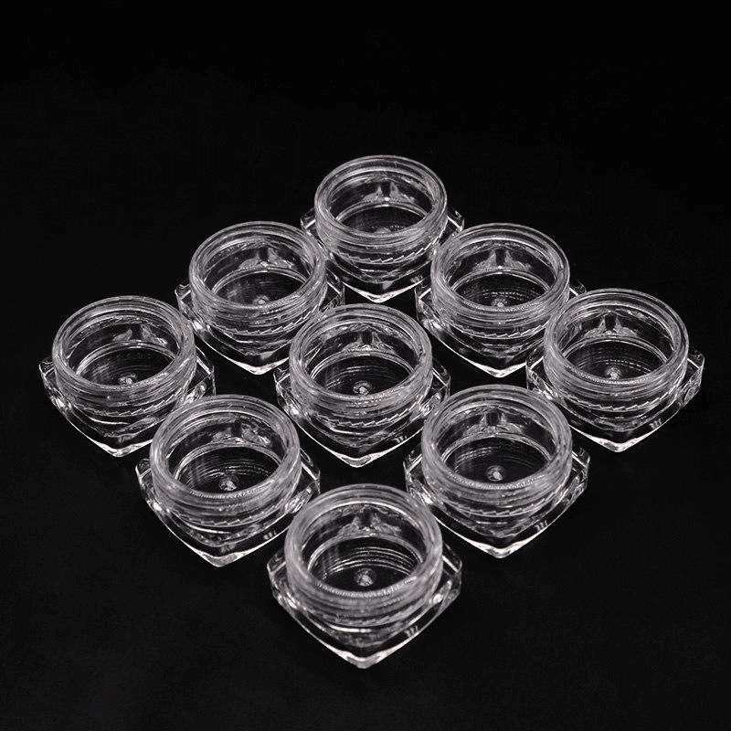 12pcs storage plastic bottle for jewelry cosmetics accessories