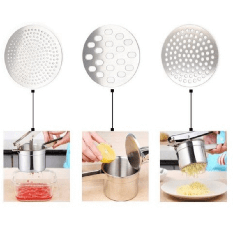 Stainless steel manual fruit juicer