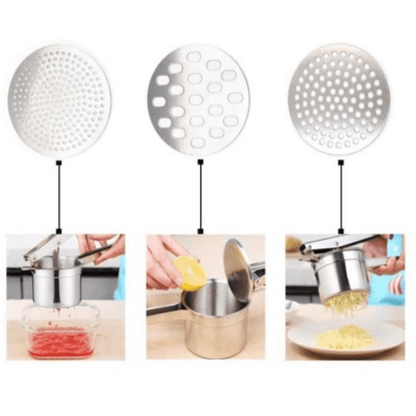 Stainless steel manual fruit juicer