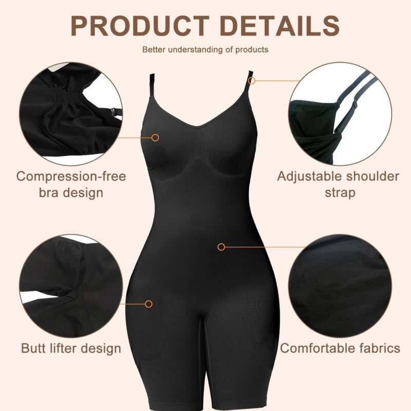 Women full body shaper firm tummy control shapewear