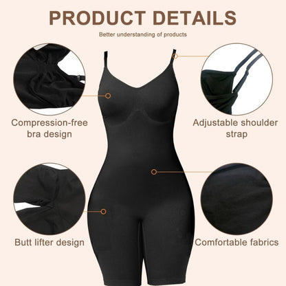 Women full body shaper firm tummy control shapewear