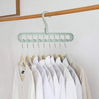 pack of 5 9 Hole Magic Rotating Hanger