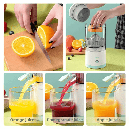 Wireless electric juicer fruit extractor