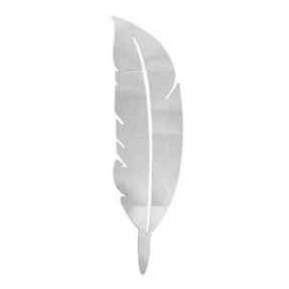 Leaf mirror wall stickers