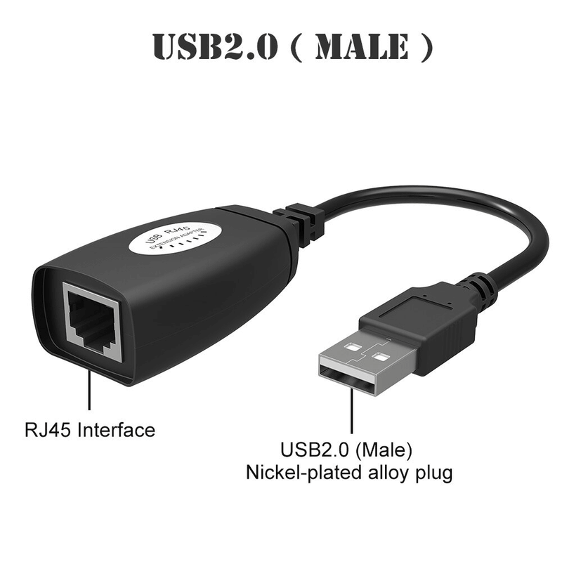 Usb over rj45 usb rj45 extender set