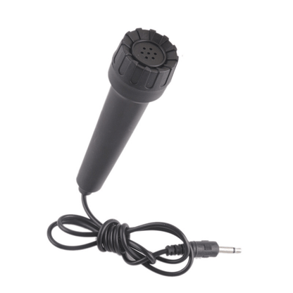 Mini electric piano keyboard with microphone