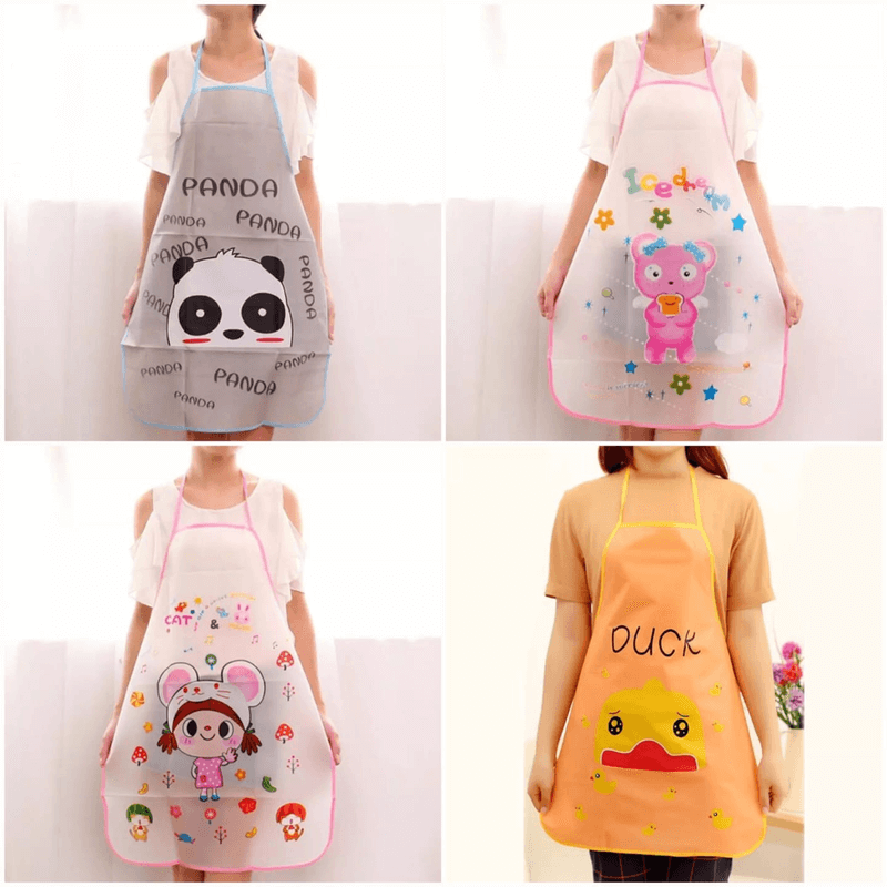 Cute kitchen parachute apron 