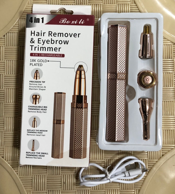 2 in 1 eyebrow and facial hair chargeable machine