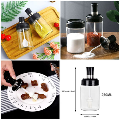 Glass Seasoning Bottle Spice Jar