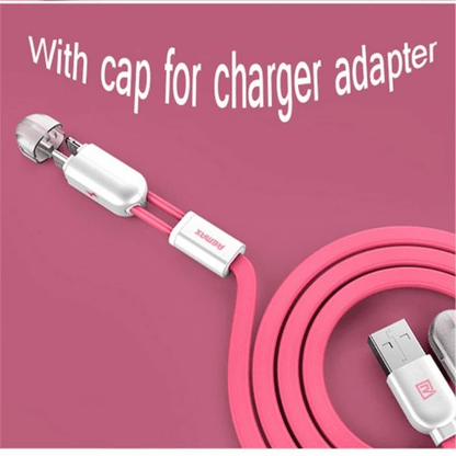 Remax 2 in 1 usb cable magnetic charging