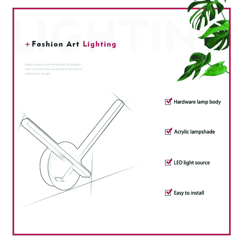 Creative corridor led wall lamp