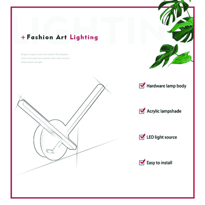 Creative corridor led wall lamp