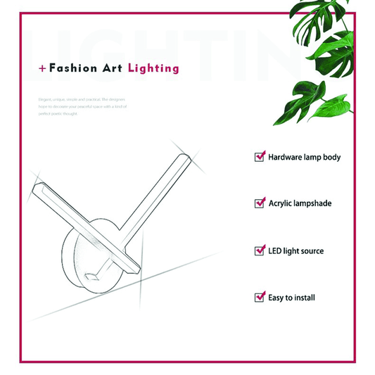 Creative corridor led wall lamp