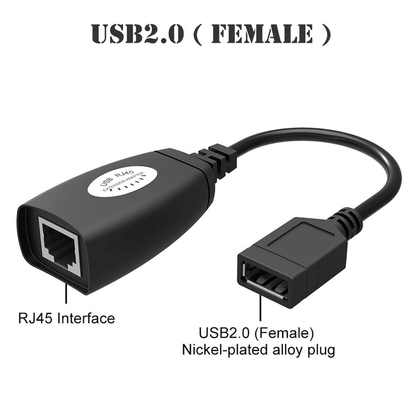 Usb over rj45 usb rj45 extender set