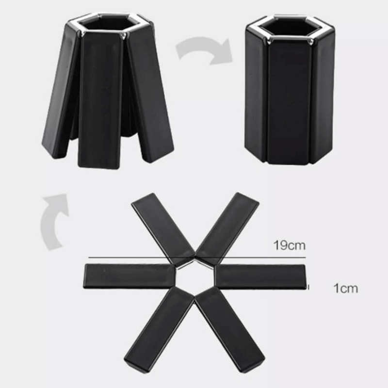 Heat resistant foldable anti slip mat