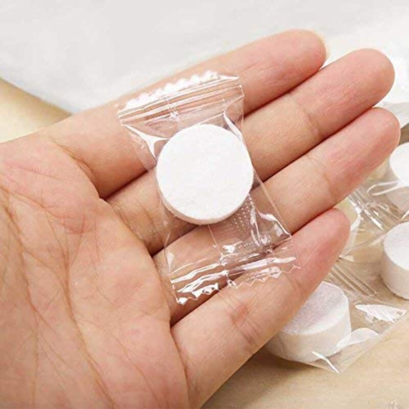 50 pcs Portable Travel Cotton Compressed Towel - Face Care