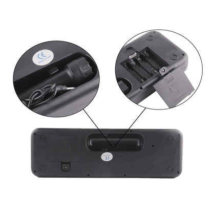 Mini electric piano keyboard with microphone