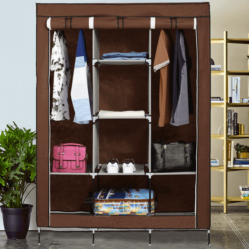 3 layer storage wardrobe foldable shelf rack m 88130