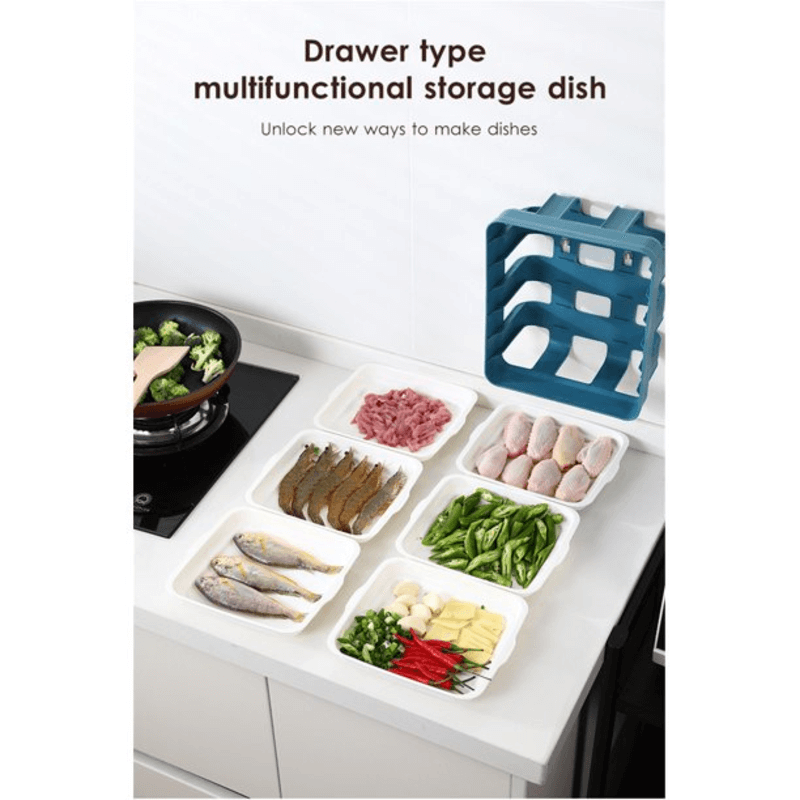 6 tier wall mounted tray kitchen organizer