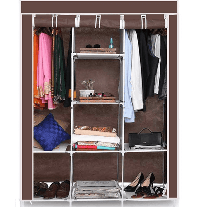 3 layer storage wardrobe foldable shelf rack m 88130