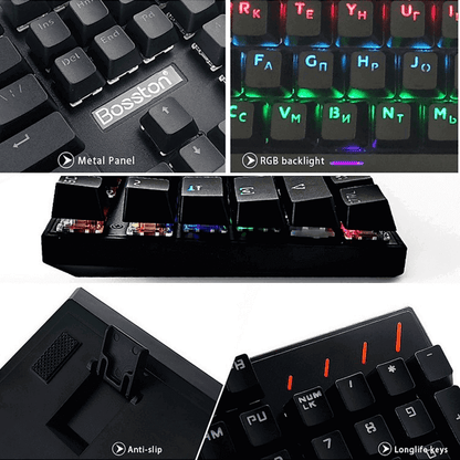 Bosston wired luminous keyboard rgb mk912
