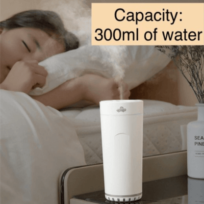 Multi-purpose turbine humidifier colorful night lamp