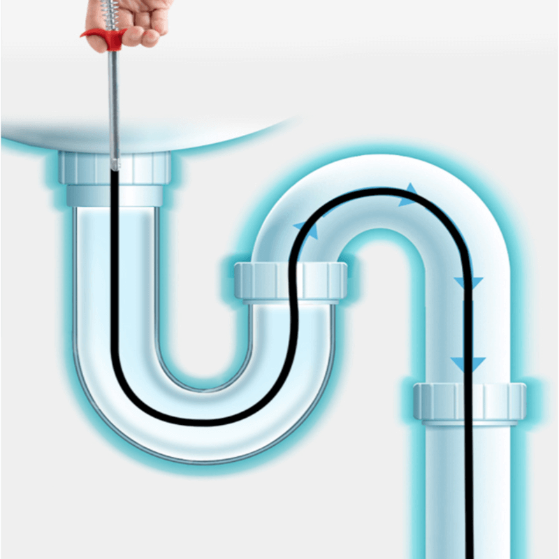 200 cm drain cleaner stick metal wire