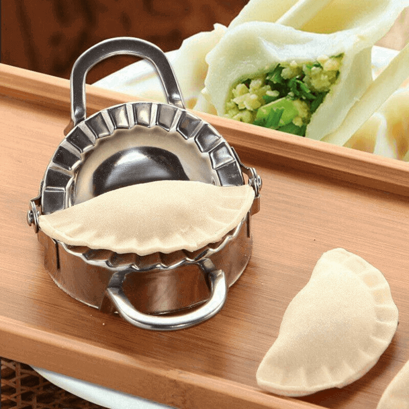 Stainless steel dumpling maker mold