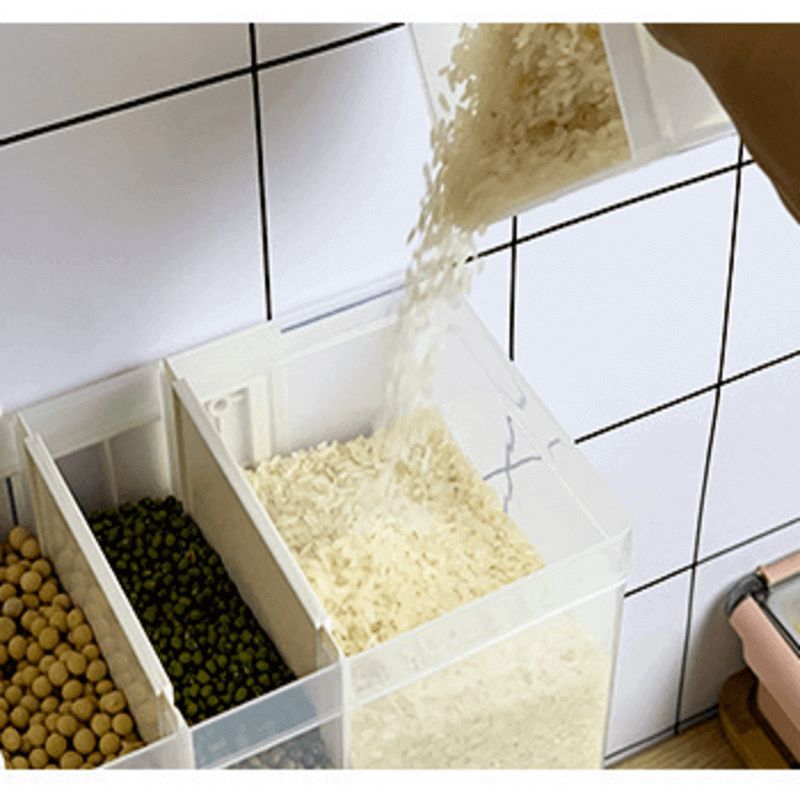 Wall-mounted rice and grain dispenser 10kg