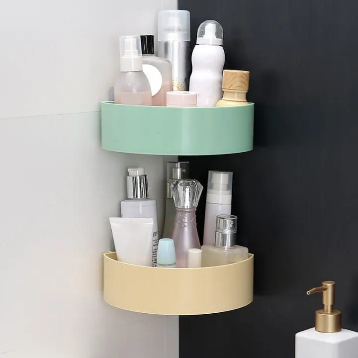 Multipurpose bathroom shelf wall holder storage rack