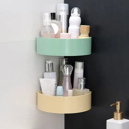 Multipurpose bathroom shelf wall holder storage rack