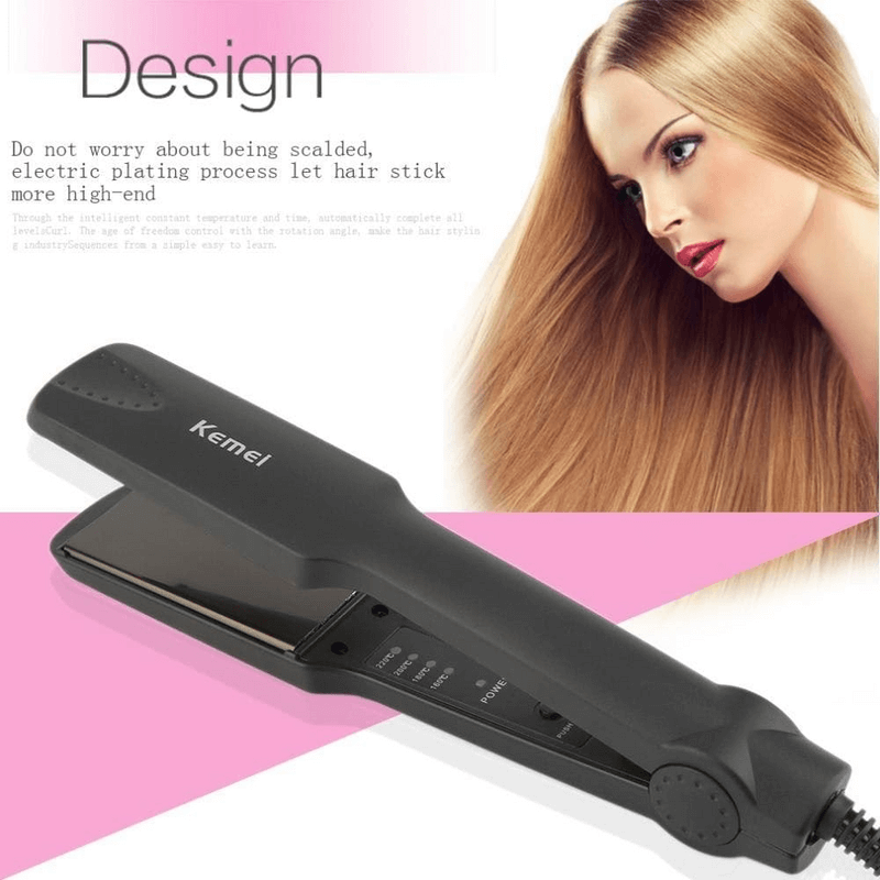 kemei professional hair straightener- hair care styling tool