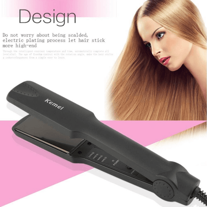 kemei professional hair straightener- hair care styling tool