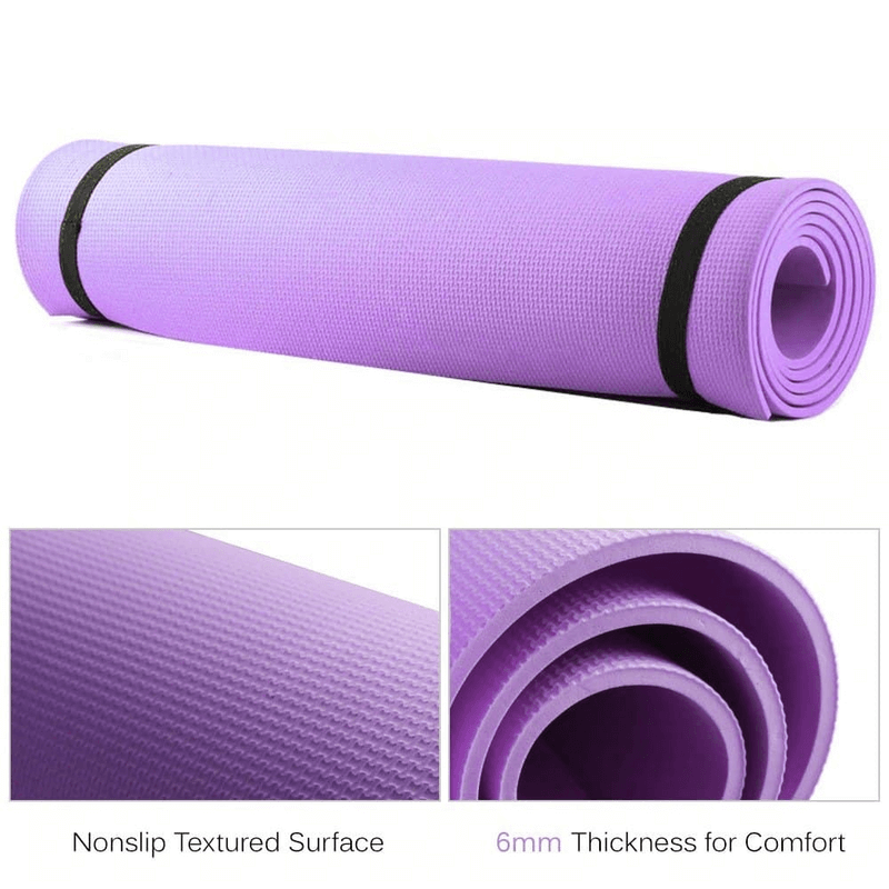 68 x 24 inches yoga mat 6mm thick eva foam