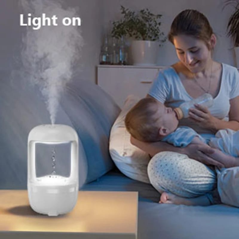 Mini glow-in-the-dark air humidifier