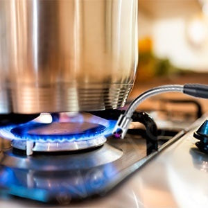 Longer flexible neck lighter for kitchen bbqs