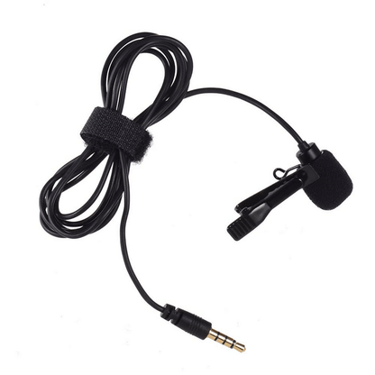 Lavalier microphone omni-directional clip-on mic