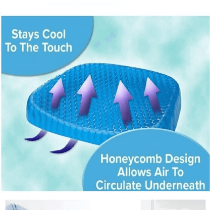 Silicone gel cushion pain relief massage sitter