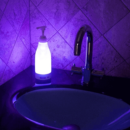 Led colorful induction hand sanitizer dispenser